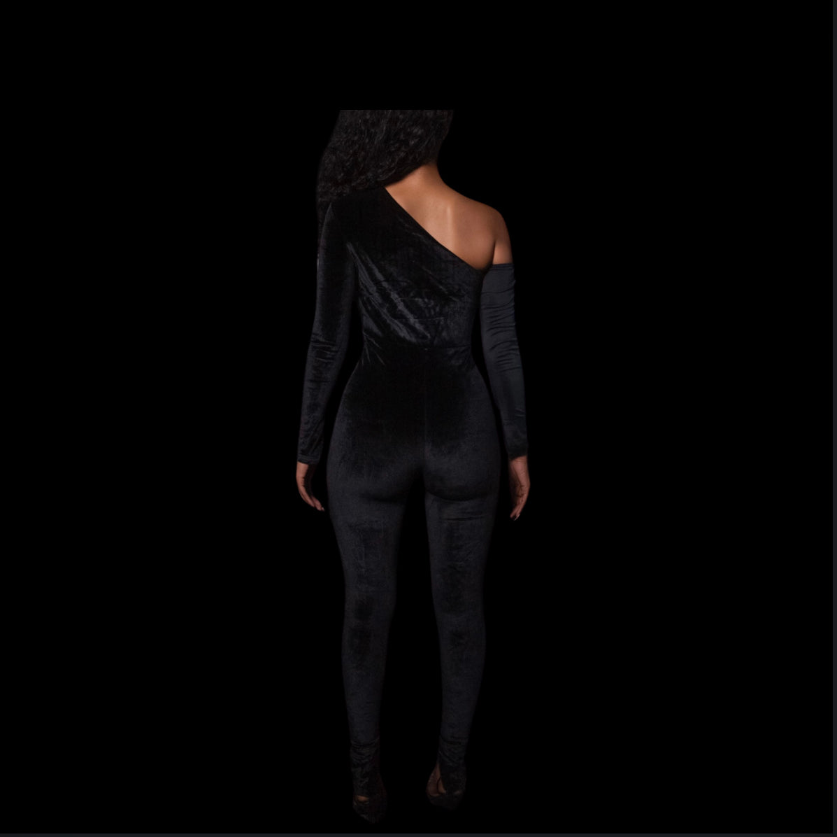 Miji cut out velvet Jumpsuit